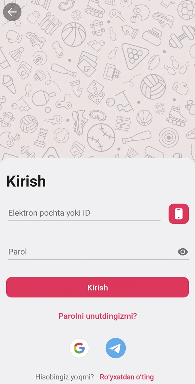 DBBet profilingizga kiring va xavfsizlikni ta'minlang.