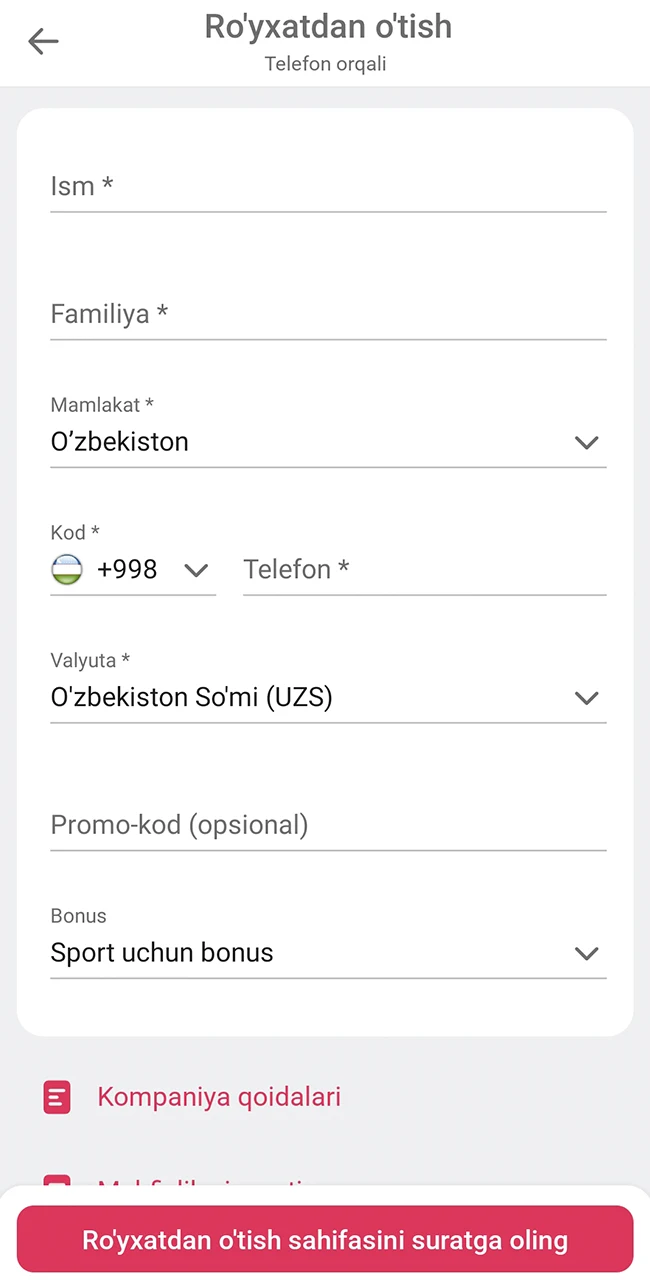 DBbet platformasida o'yinchi profilingizni tasdiqlang.